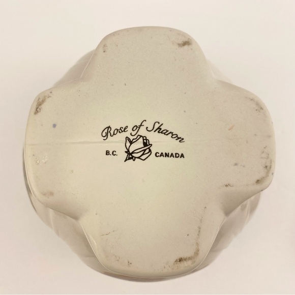 Vintage ceramic lidded jar decorative cannister, sailing ships nautical decor 7" - Picture 8 of 10